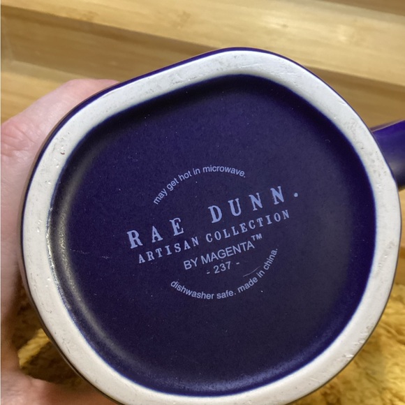 Rae Dunn "Geeky Dad" Artisan Collection Blue Ceramic Coffee Mug New - Picture 8 of 8